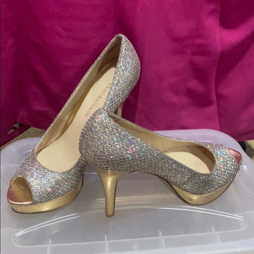 sparkly heels